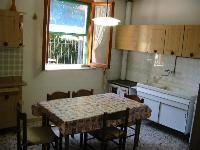 the kitchen
